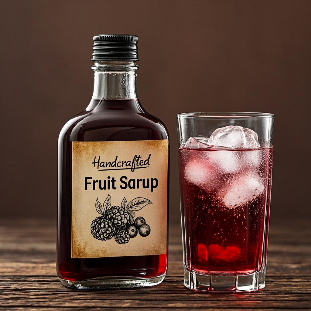 Sirop Artisanal en verre