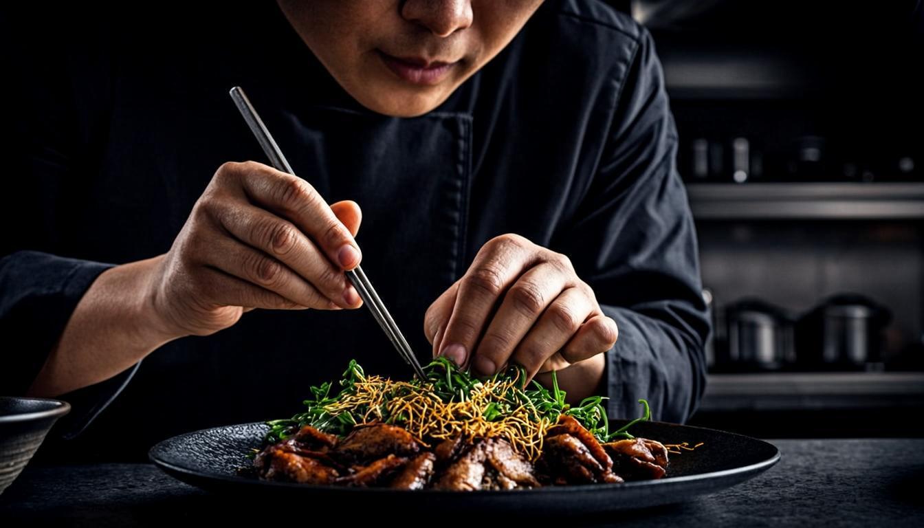 Chef plating