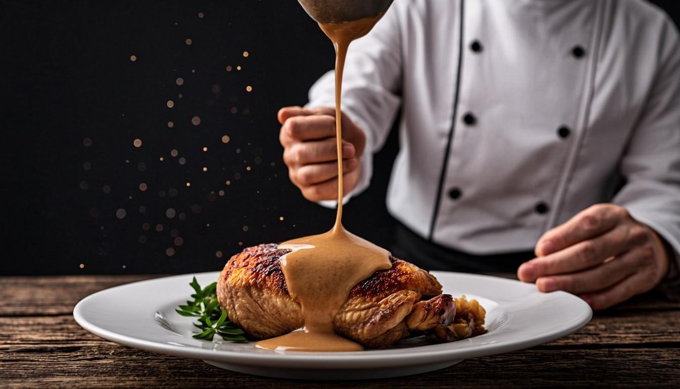 Sauce plating